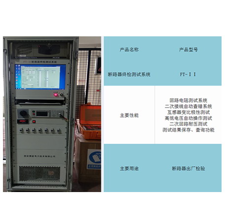 FT-11 Circuit Breaker Final Detection Test System