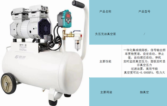 Negative pressure oil-free vacuum pump(图1)